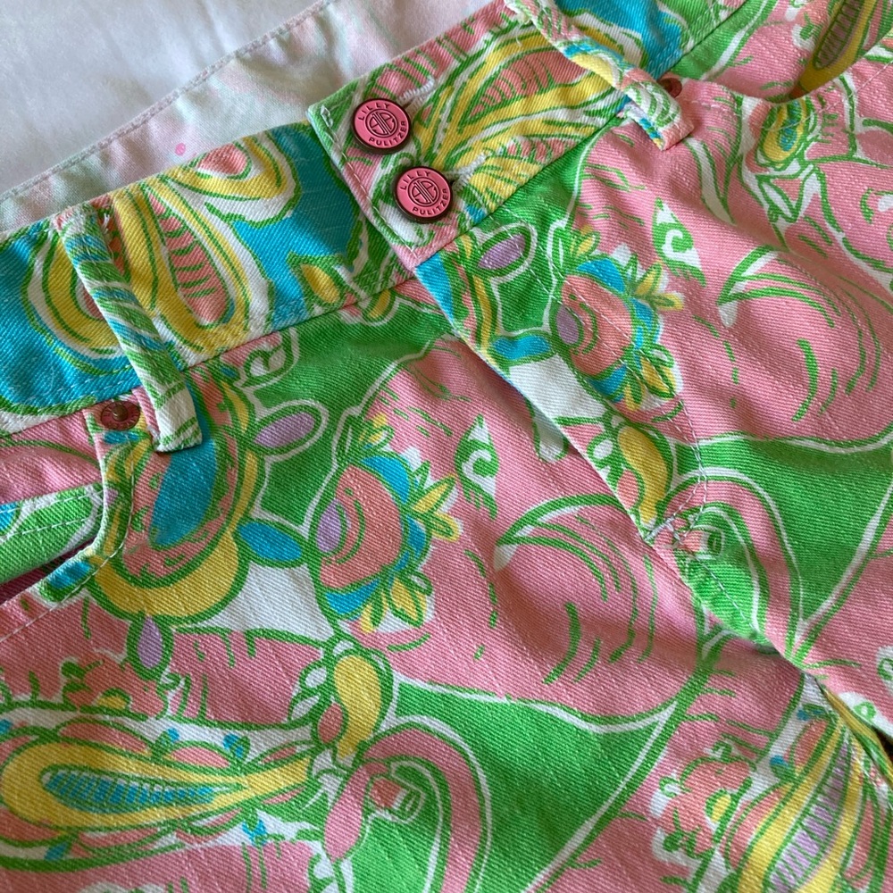Lily Pulitzer printed jean pants